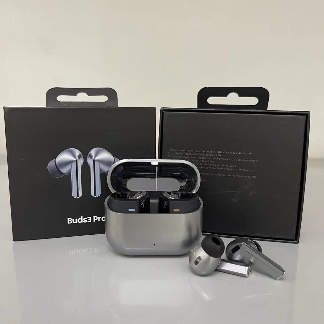 Buds 3 Pro Wireless Earbuds with ANC, Bluetooth 5.3 & 360° Spatial Audio – Hi-Fi Stereo Sound, Noise Cancelling Earphones