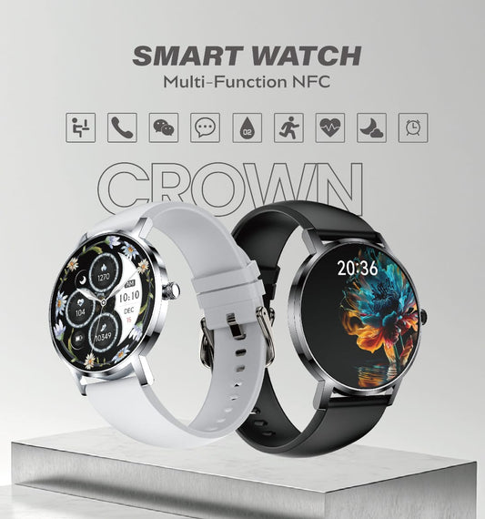 CROWN Smartwatch - SW-300 | 1.45 inch Amoled Display